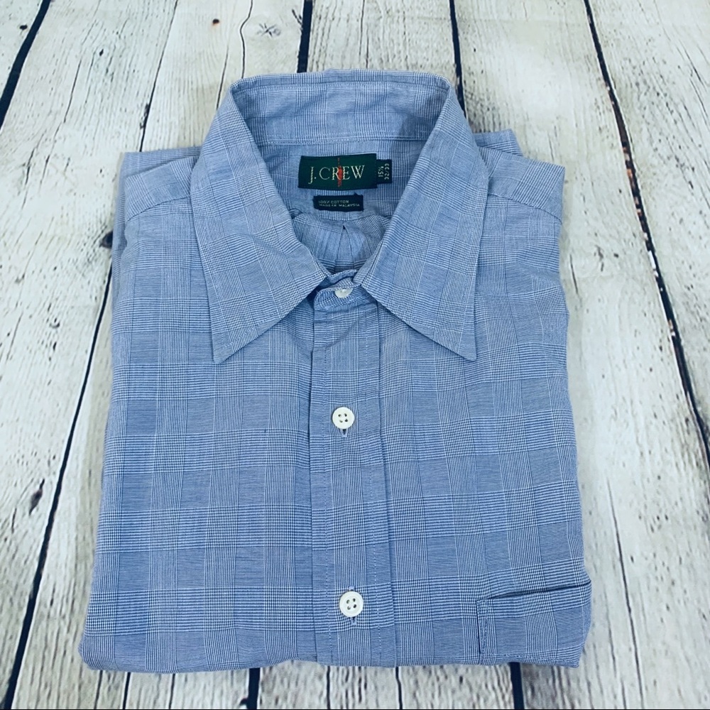 J Crew | 💯Cotton Button Down Size 15 1/2